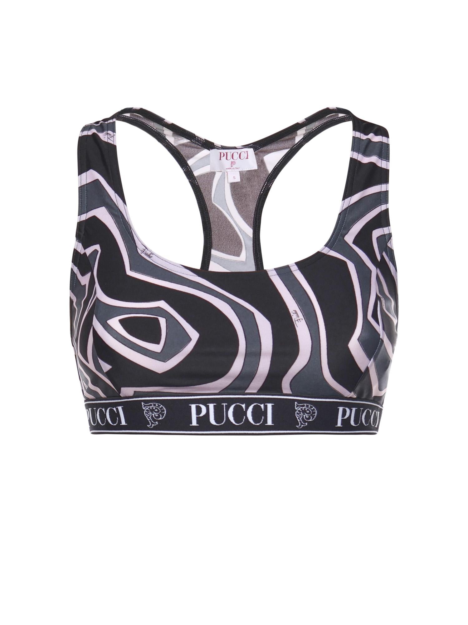 Top in Lycra con stampa Labirinto 5UTP55 5U855052 PUCCI 