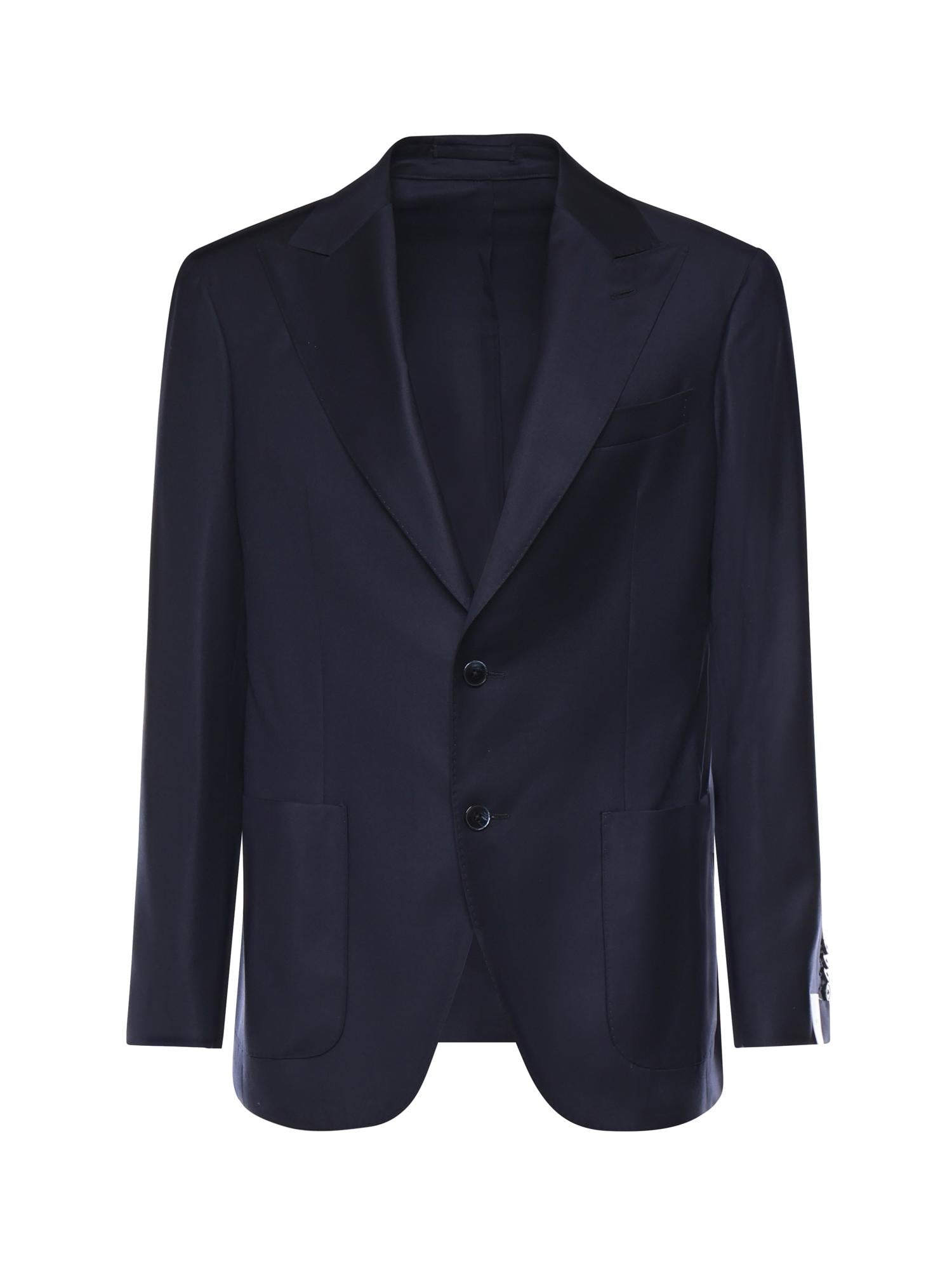 Giacca monopetto in lana 2412 005223 LUIGI BIANCHI 