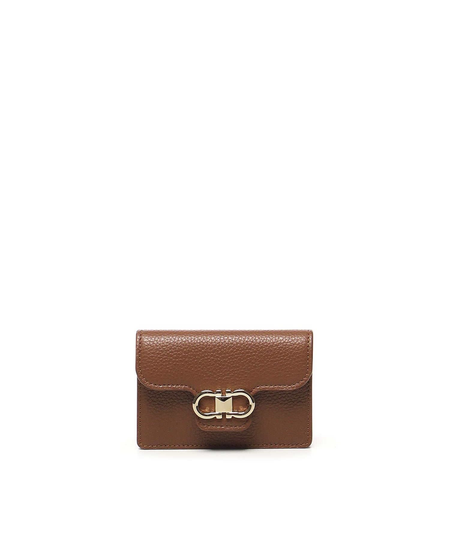 Portacarte gancini 220963 785796004 FERRAGAMO 
