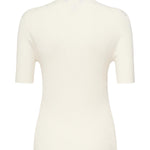 Maglia in seta e cotone con logo FZXD61 AUI4F08QQ FENDI 