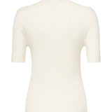 Maglia in seta e cotone con logo FZXD61 AUI4F08QQ FENDI 