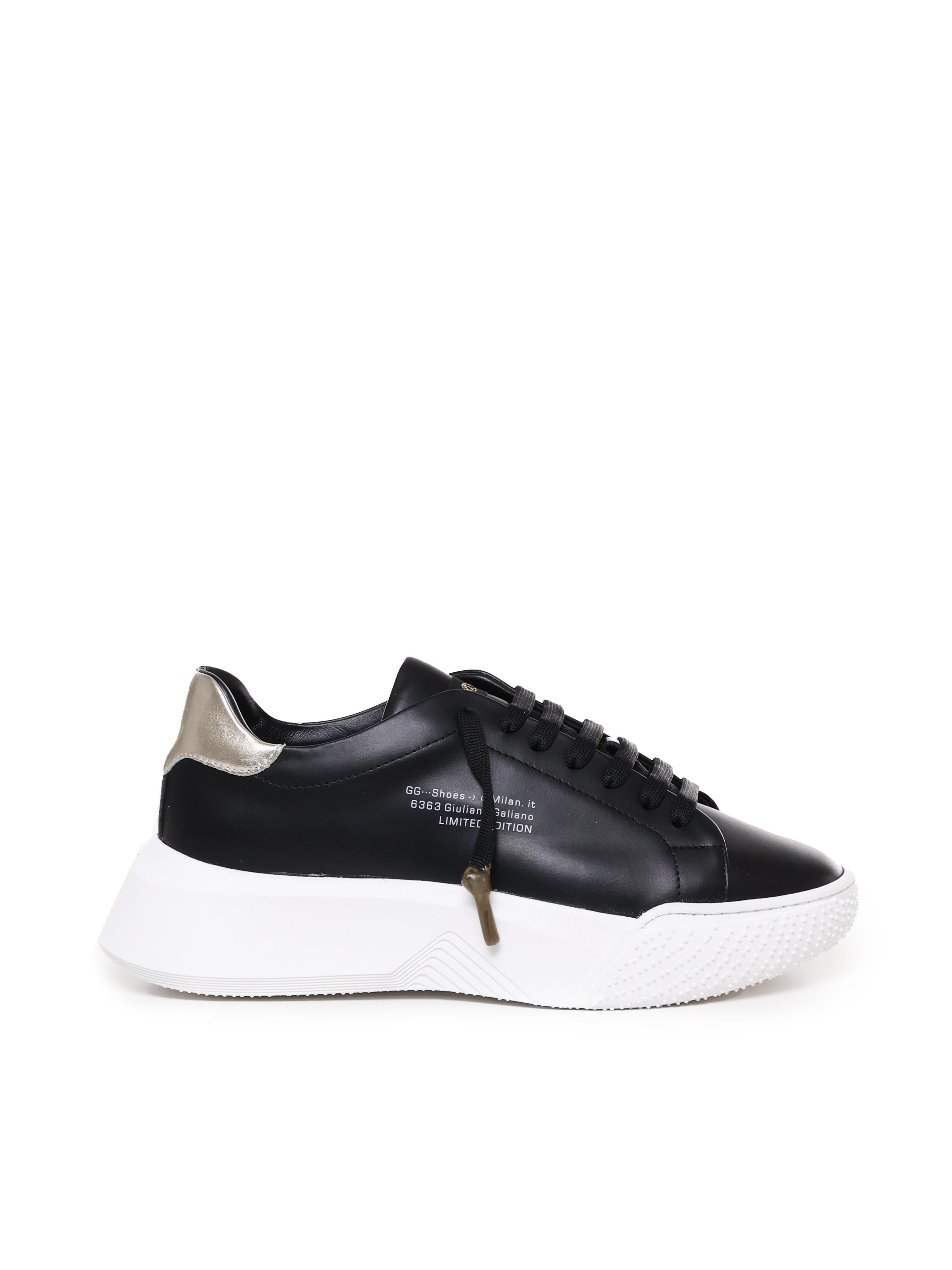 Sneakers Nemesis in nappa pe 2021 NEMESIS 2 NAPPABLACK/GOLD GIULIANO GALIANO 