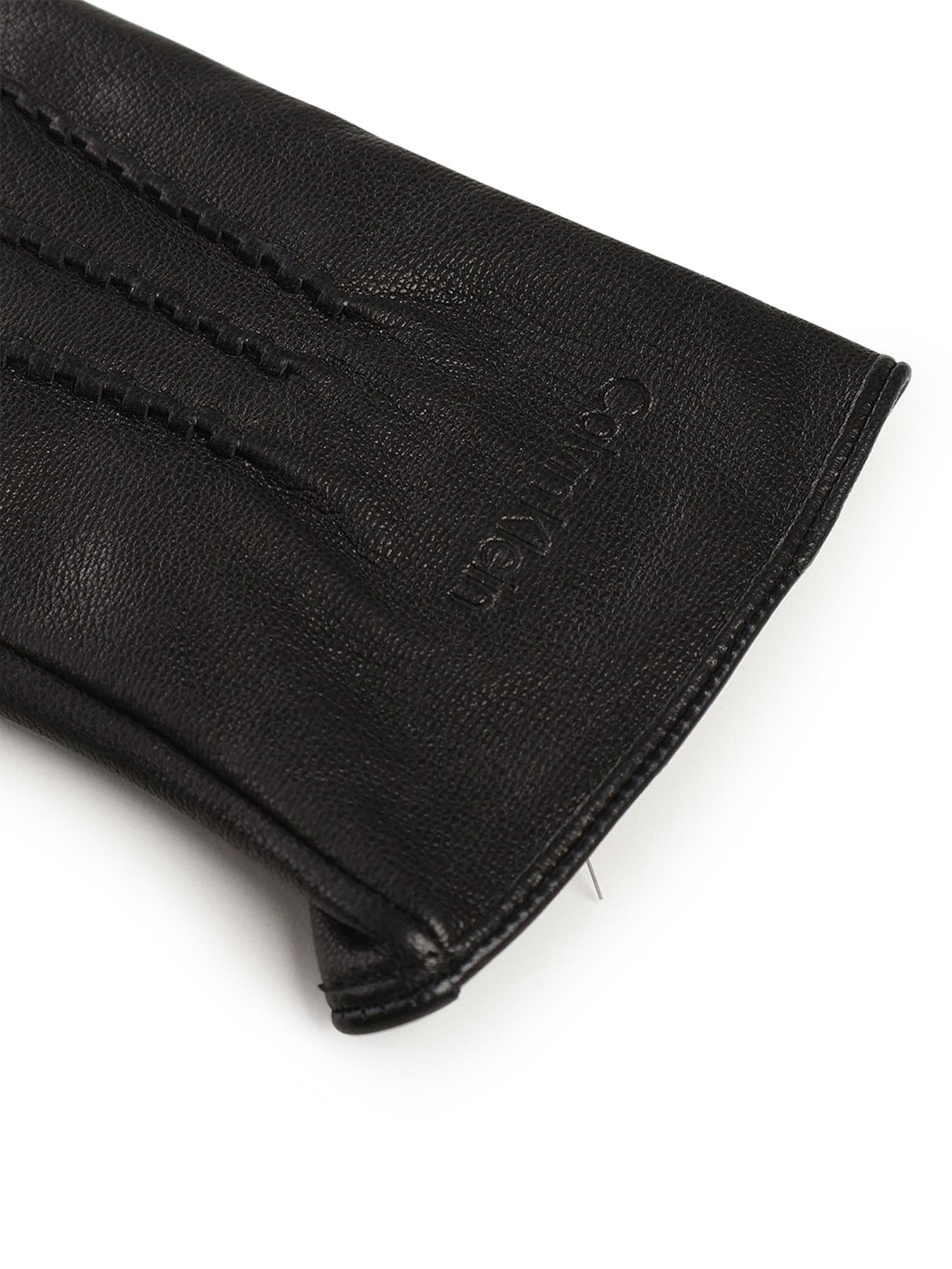 Guanti touchscreen in nappa LV04D8034G UB1 CALVIN KLEIN 