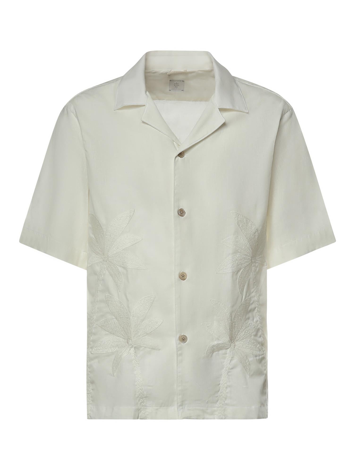 Camicia bowling in cotone M75CAMM08TES0M137 01-02 ELEVENTY 