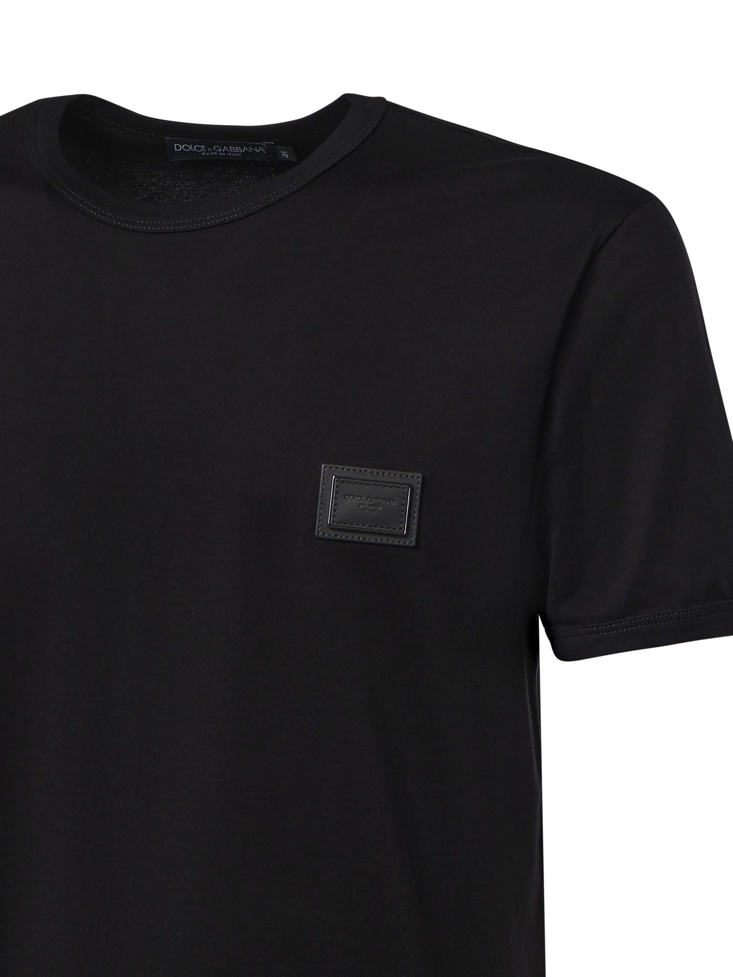 T-shirt in cotone con logo G8PV1T G7Q1QN0000 DOLCE & GABBANA 