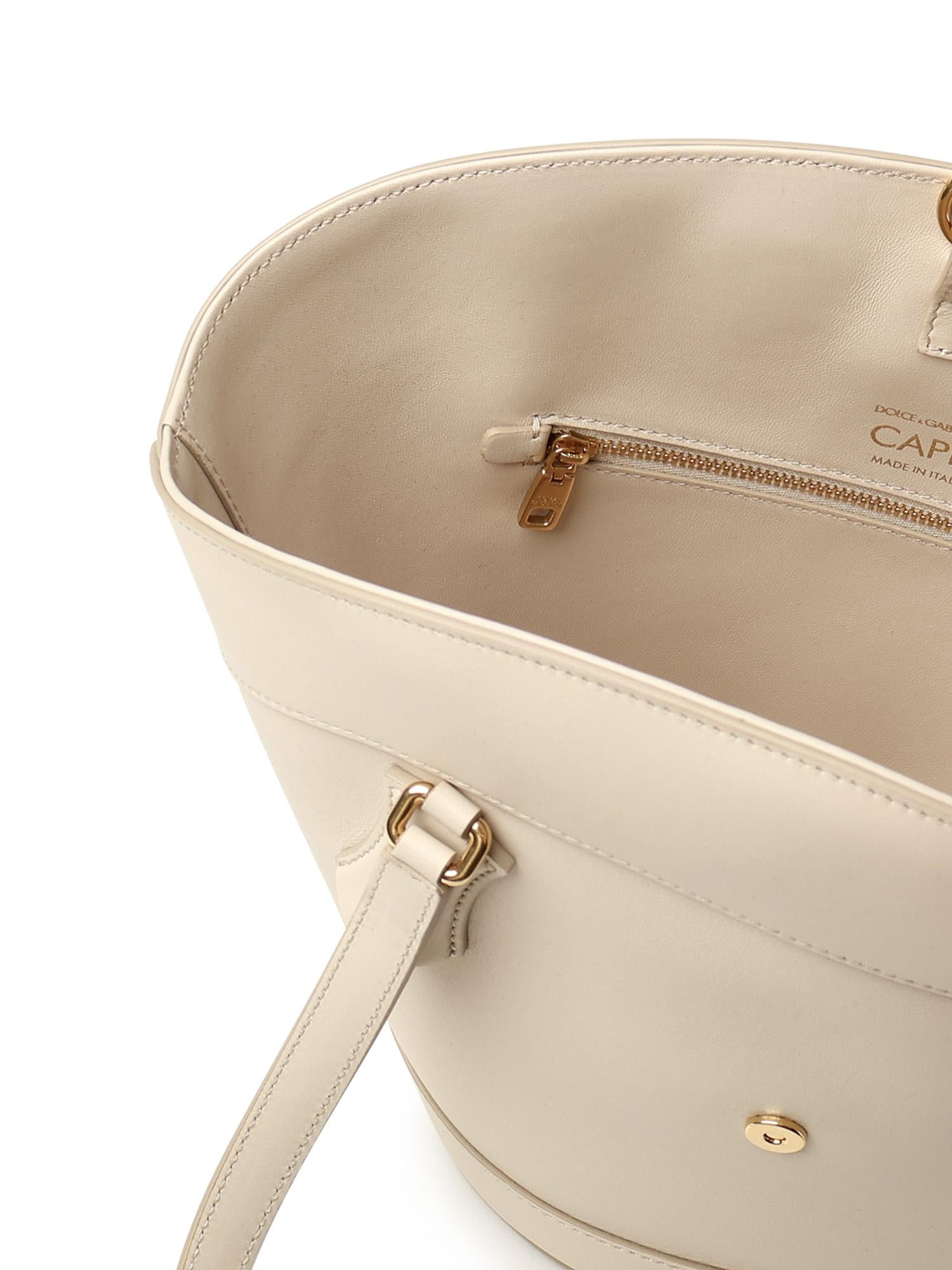 Borsa coffa Capri in pelle di vitello BB7815 AK27480004 DOLCE & GABBANA 