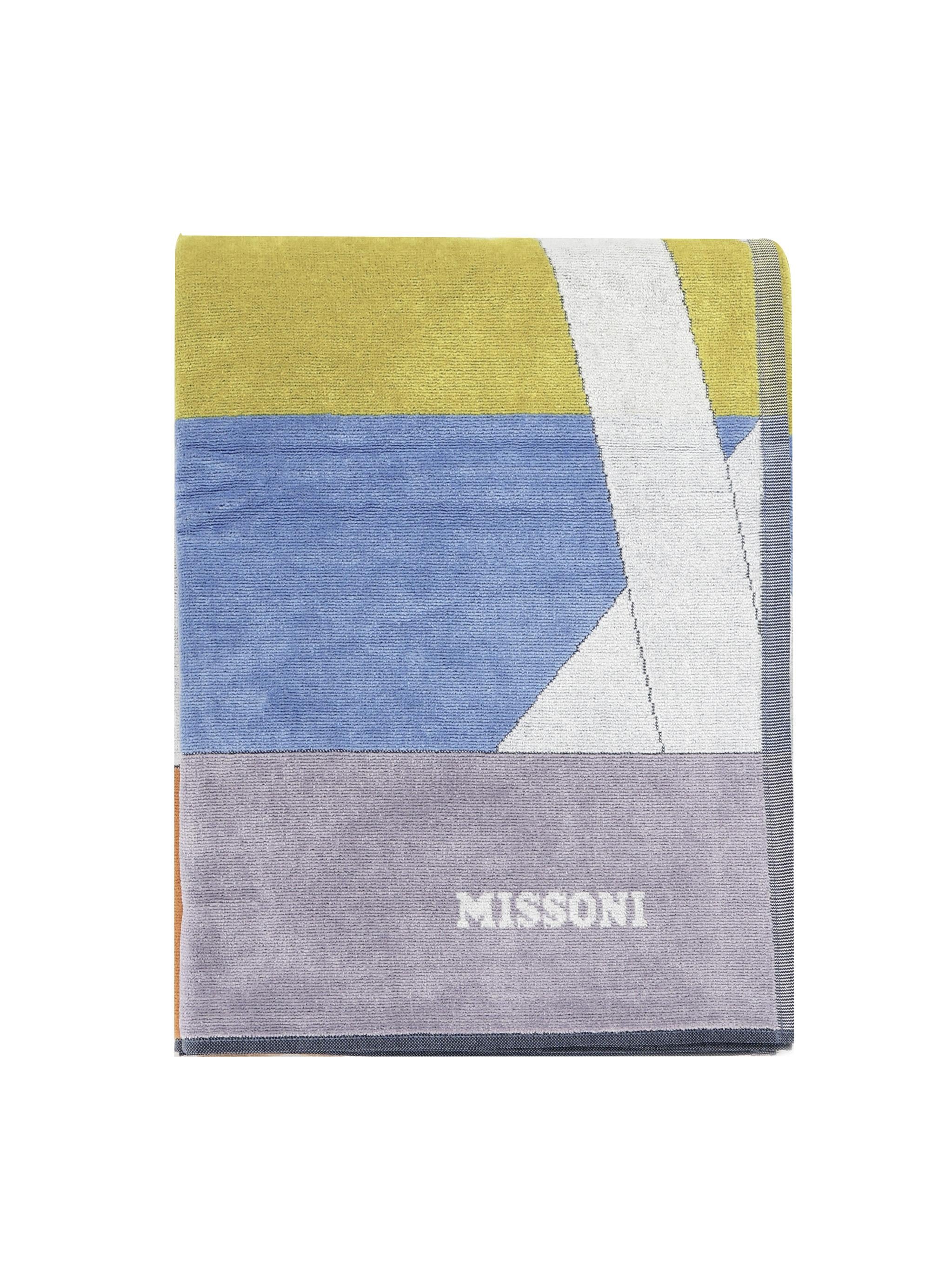 Telo mare Acapulco in spugna di cotone 1E3SP99110 100 MISSONI HOME 