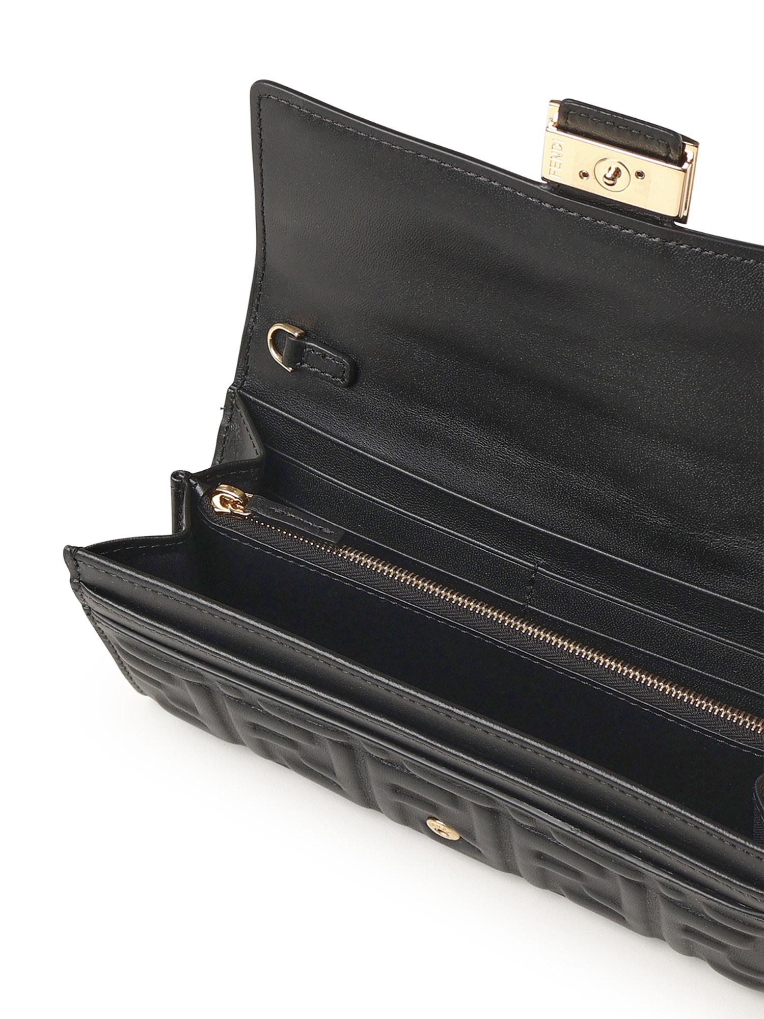 Portafoglio continental Baguette in pelle 8M0365 AAJDF0KUR FENDI 