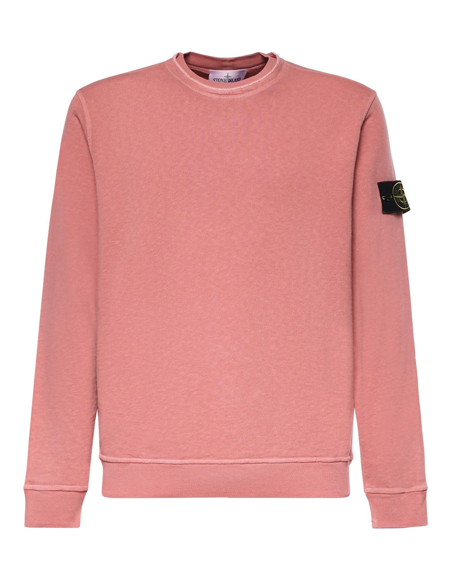 Felpa in cotone malfilé con logo L1S156100034 S0060V018G STONE ISLAND 