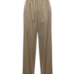 Pantaloni con coulisse in lana e cashmere H526Y04WHA 8586 LOEWE 