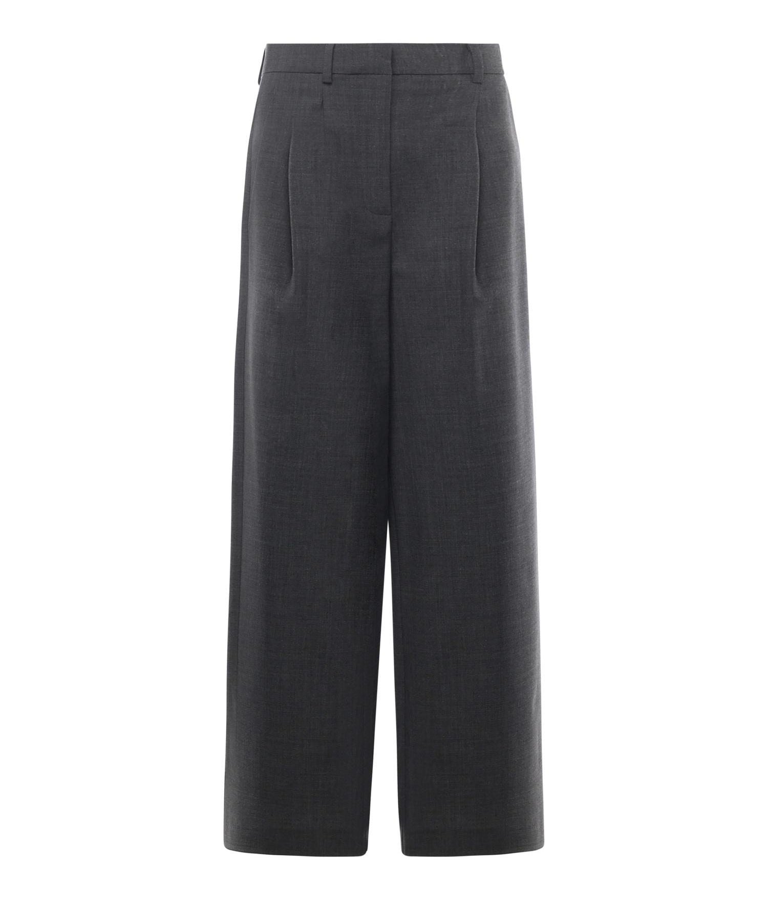 Pantalone dritto in misto lana DP9926 GREY OTTOD'AME 