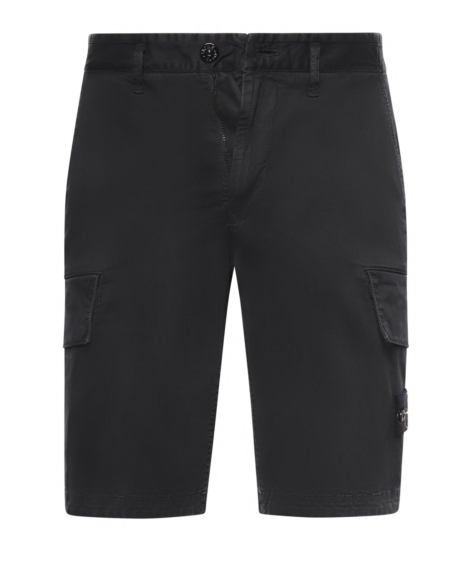 Shorts cargo in cotone con logo L1S15L100018 S0004V0129 STONE ISLAND 