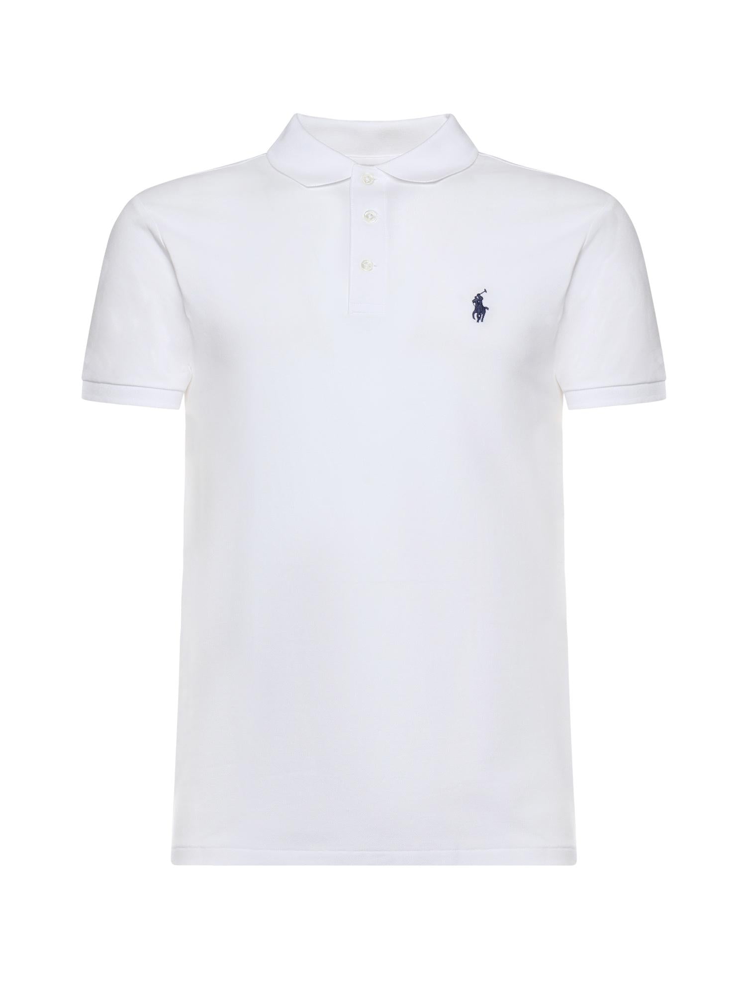 Polo in cotone con logo 710941439 002 POLO RALPH LAUREN 
