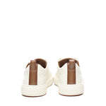 Sneakers slip-on in pelle MBCD21959BARS CBEI50WHITE SANTONI 