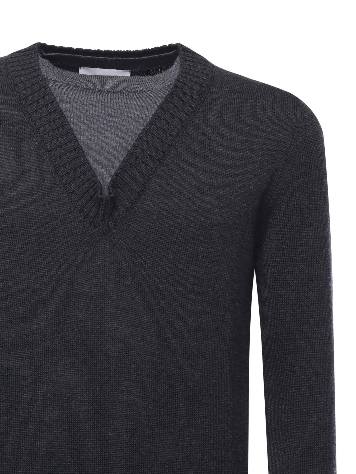 Maglia in merinos AU3042C 1004 ALPHA STUDIO 