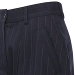 Pantaloni gessati a palloncino in lana 105707 A2QYEZ1 PINKO 