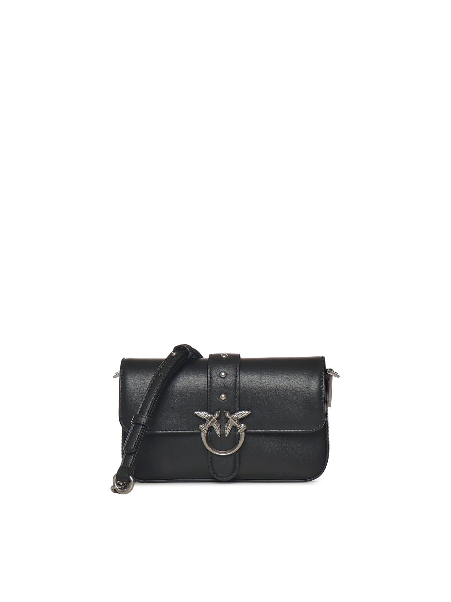 Borsa a spalla Baby Love Bag One Slouchy in pelle 105353 A0QOZ99O PINKO 