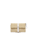 Purse bag in fibra naturale PURSE CUIR PURC_COT_NWHCUNATURAL X WHITE MUUN 