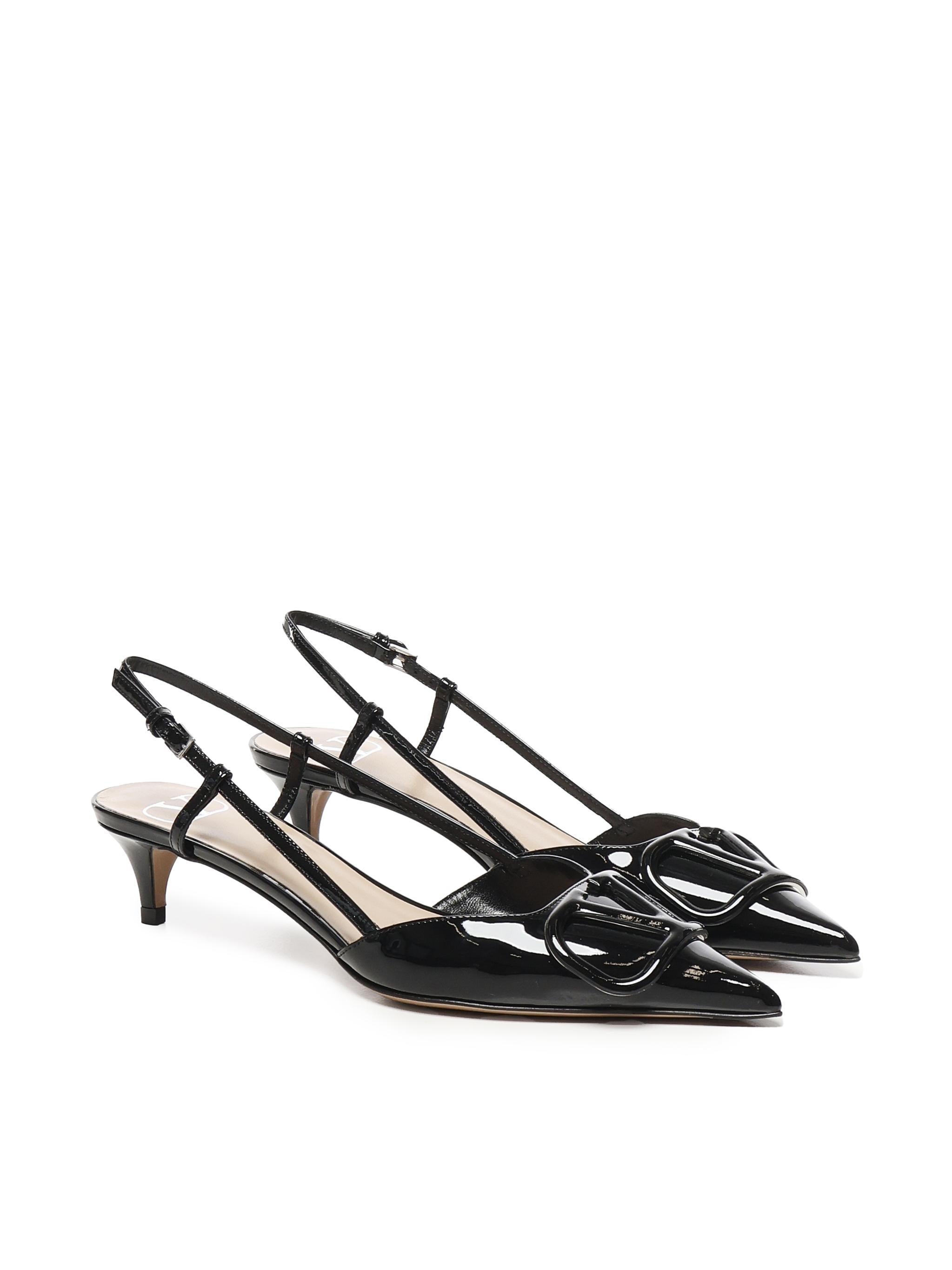 Décolleté Slingback in vernice VLogo Signature 6W2S0Q70 TMK0NO VALENTINO GARAVANI 