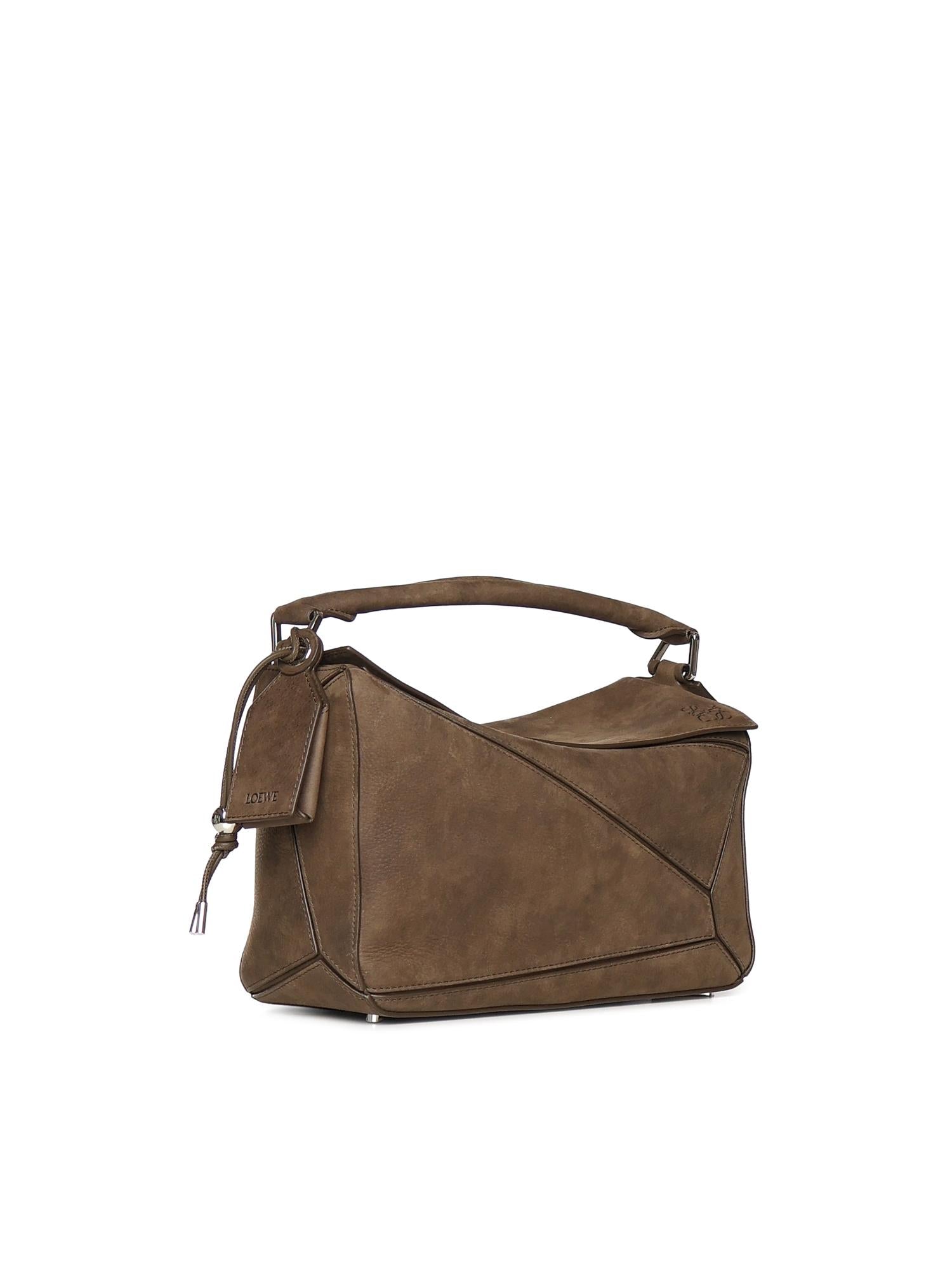Borsa Featherlight Puzzle piccola in nabuk A510PLSX03 6423 LOEWE 
