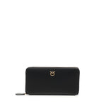 Portafoglio zip-around in pelle 100250 A0F1Z99Q PINKO 