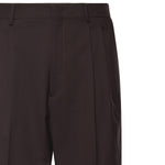 Pantaloni Mat in misto lana MAT SMPMARRONE BE ABLE 