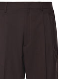 Pantaloni Mat in misto lana MAT SMPMARRONE BE ABLE 