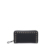 Portafoglio con zip Rockstud 7W2P0645 VSH0NO VALENTINO GARAVANI 