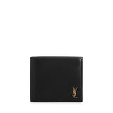 Portafoglio cassandre east/west in pelle lucida 607727 02G0W1000 SAINT LAURENT 