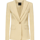 Blazer monopetto in lino 105057 A0IMC23 PINKO 
