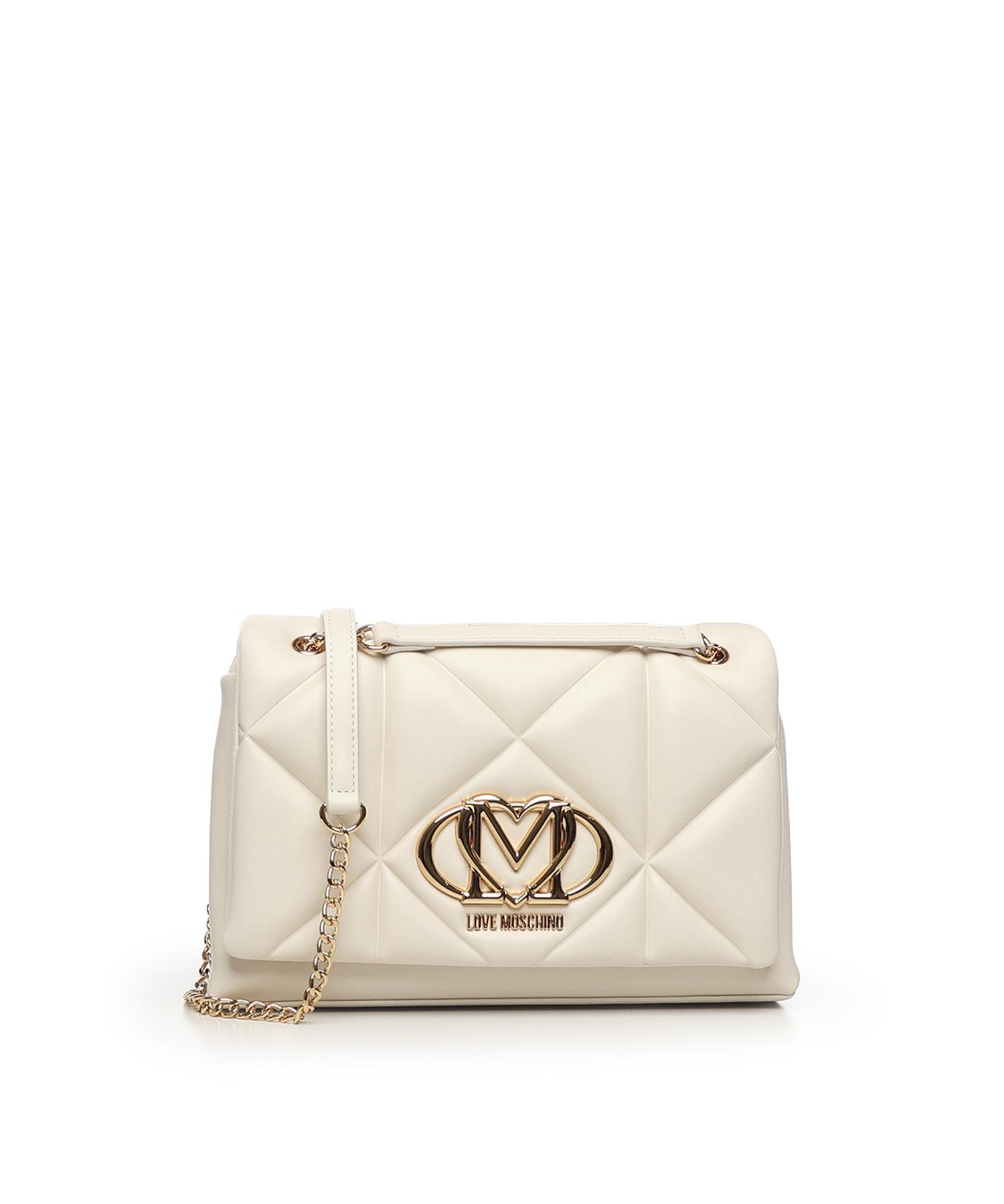 Borsa a spalla trapuntata Embossed JC4041PP0NLC0 110 LOVE MOSCHINO 
