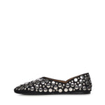 Ballerine Jane in pelle scamosciata con borchie F4059 970L970 KHAITE 