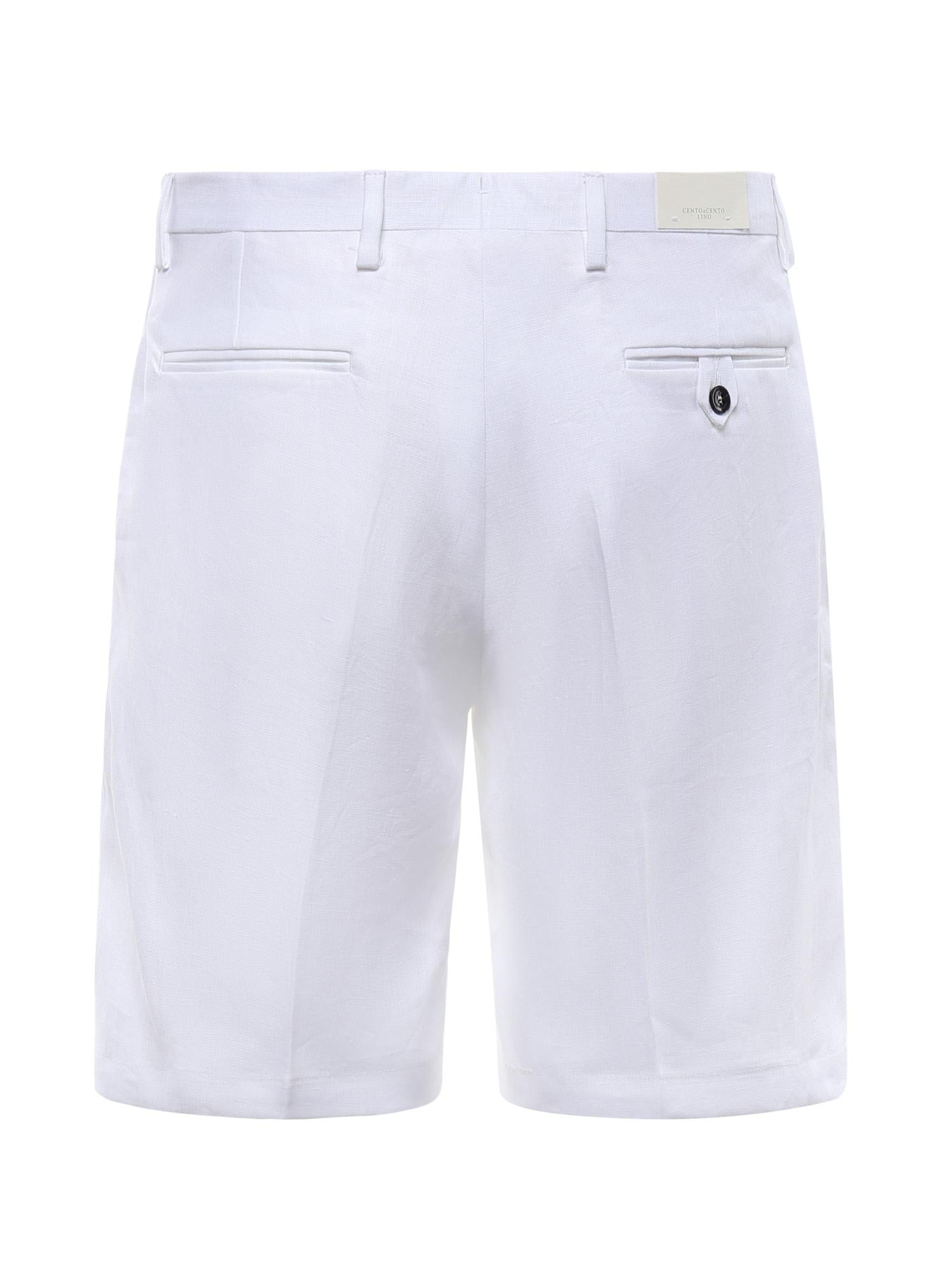 Bermuda Harry in lino con pince MCHAR3259S26B 282 MICHAEL COAL 