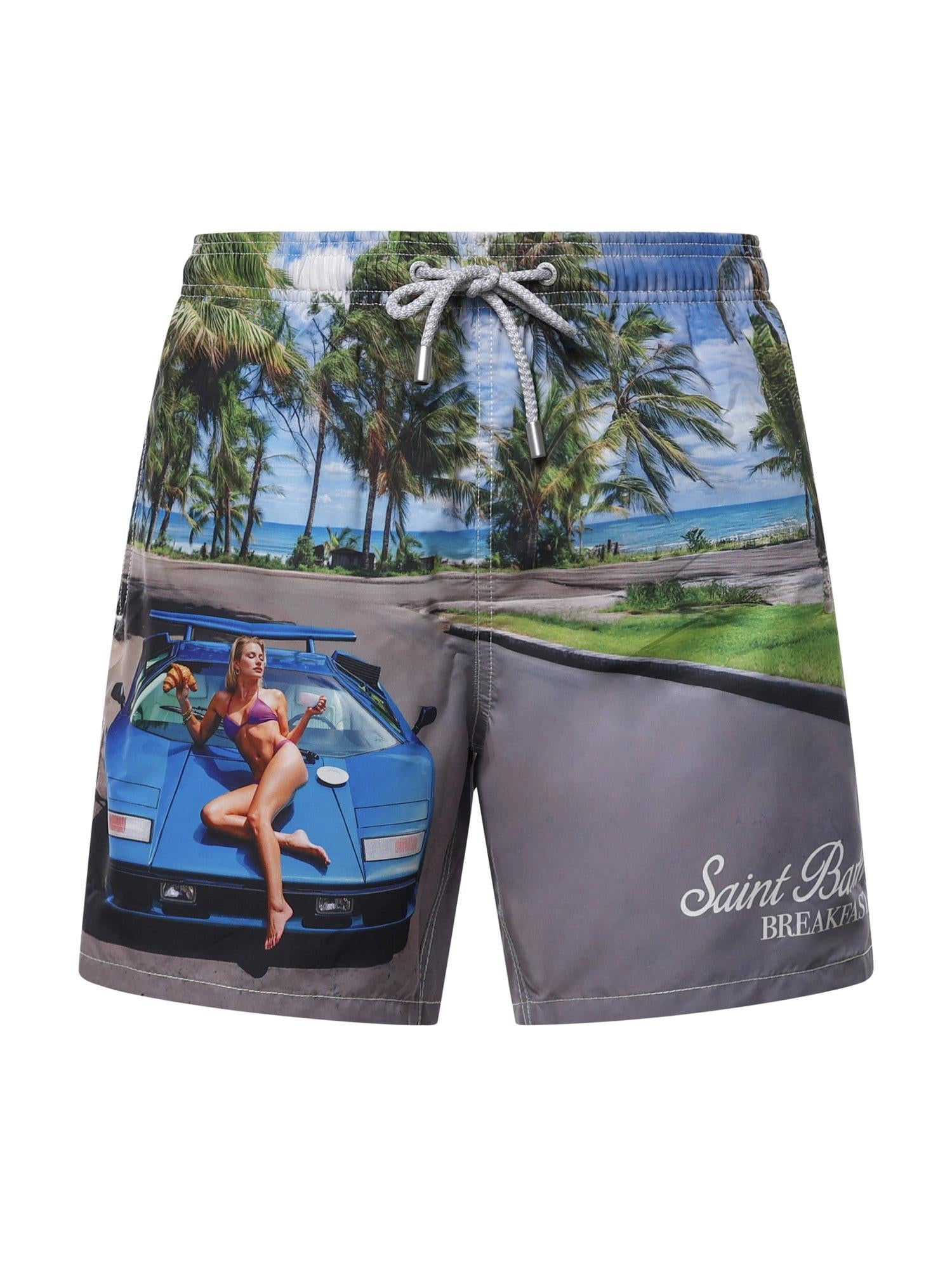 Costume mare con stampa GUS0009 08219L MC2 SAINT BARTH 