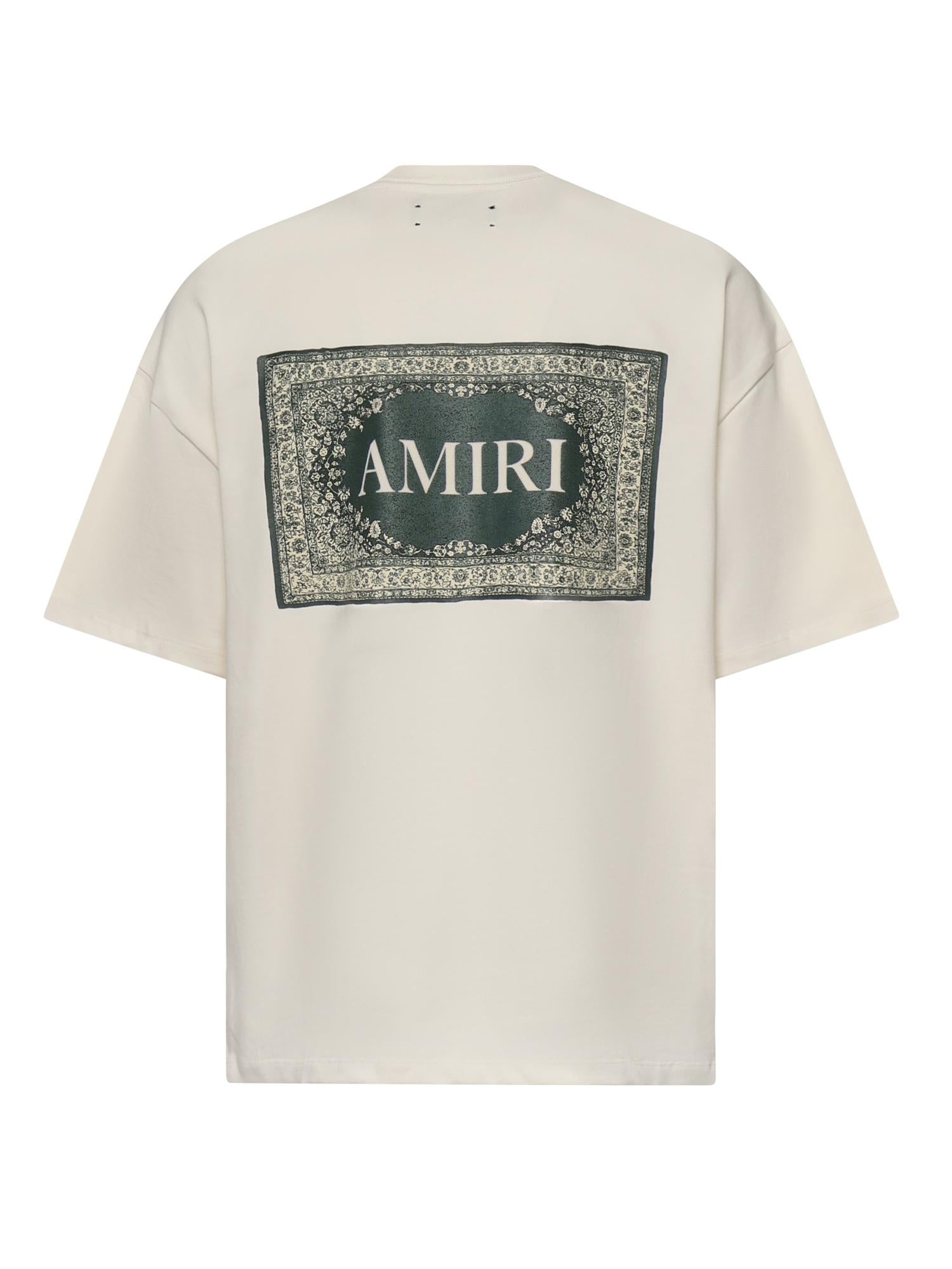 T-shirt Chateau Crest in cotone<BR/> AMTOJR1063 127 AMIRI 