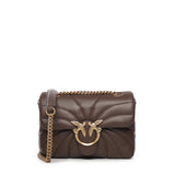 Borsa a tracolla grande Love Bag Puff trapunta farfalla 100039 A1EXL74Q PINKO 
