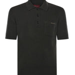 Polo in maglia di lana e cashmere a coste 833503 XKEYU3026 GUCCI 