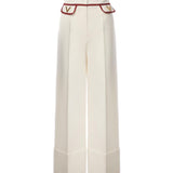 Pantaloni in crepe couture 7B3RB654 1CFAS0 VALENTINO GARAVANI 