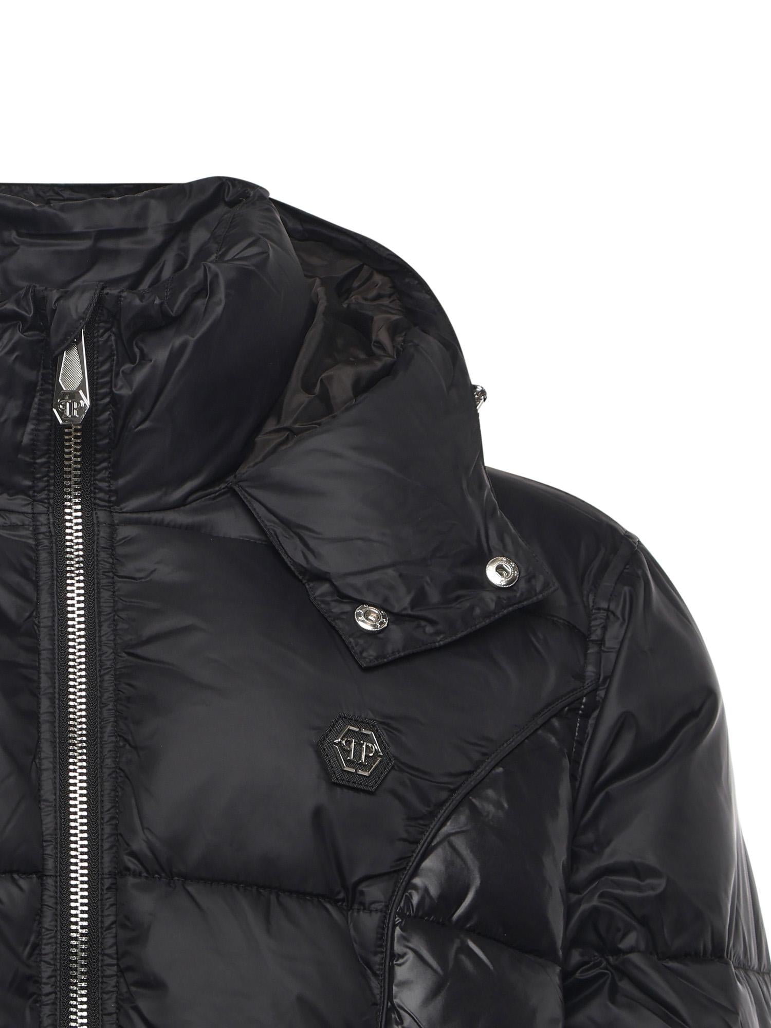 Piumino in nylon con logo FAECMRB2893 PNY00202 PHILIPP PLEIN 