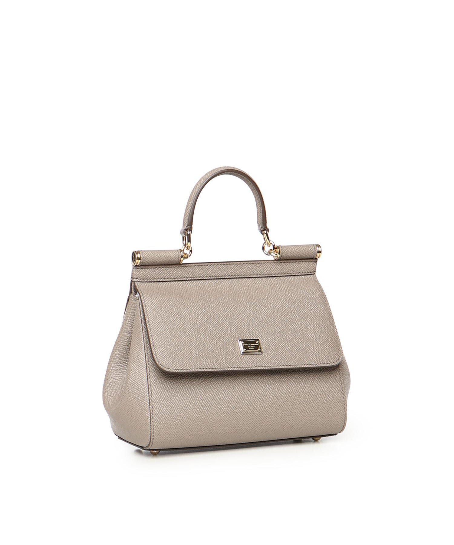 Borsa a mano Sicily piccola in pelle BB6003 B100180045 DOLCE & GABBANA 