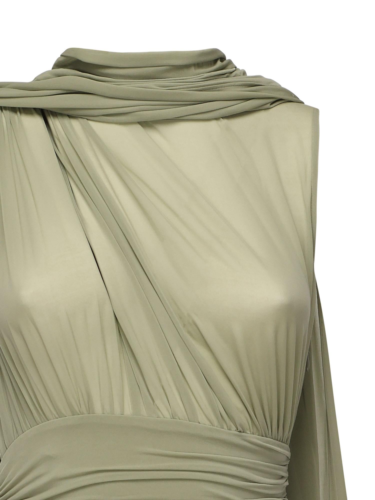 Abito midi drappeggiato 1887250000023  MAGDA BUTRYM 