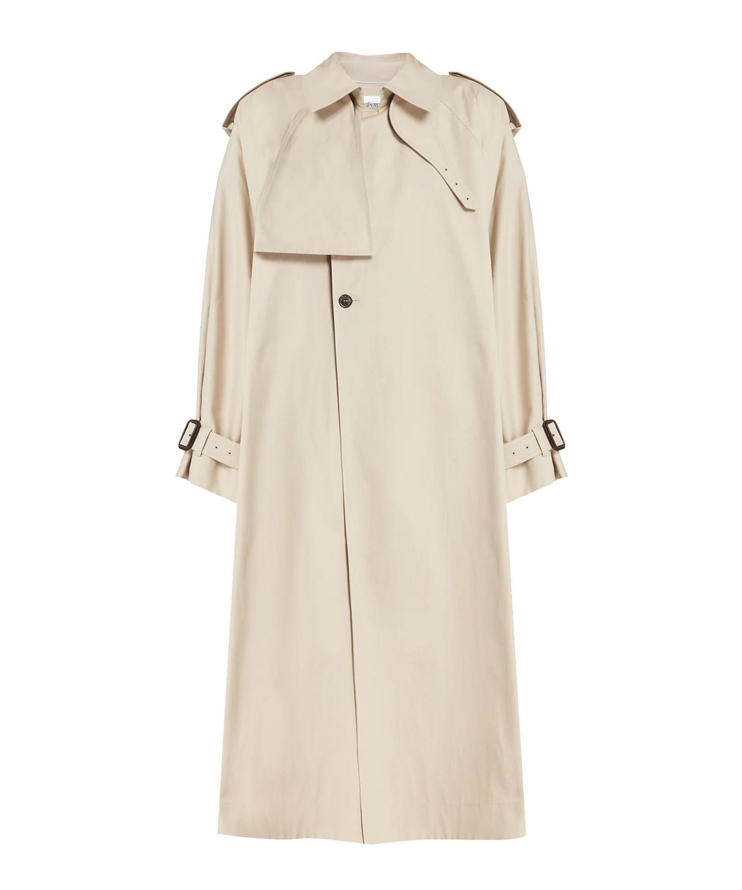 Mantella-trench in twill di cotone 848929 Y3A999610 SAINT LAURENT 