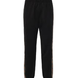 Pantaloni da jogging in cotone con finiture Check 8130399 A1189 BURBERRY 
