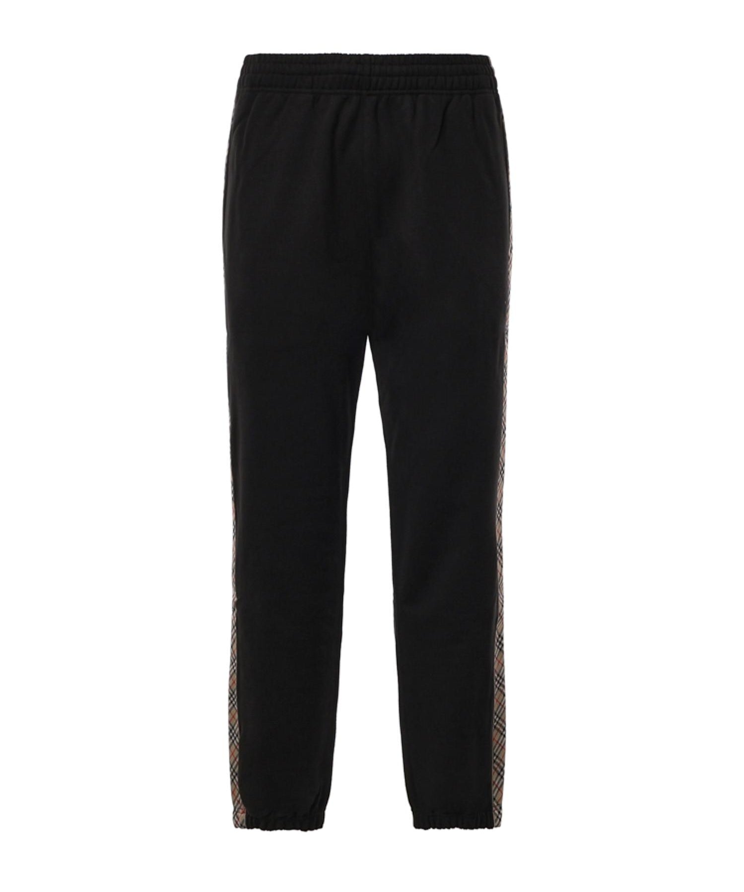 Pantaloni da jogging in cotone con finiture Check 8130399 A1189 BURBERRY 