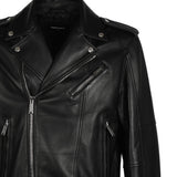 Giacca biker in pelle S74AM1329 SY1491900 DSQUARED2 