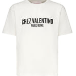 T-Shirt con stampa Chez Valentino 6V3MG16P APGA03 VALENTINO GARAVANI 