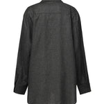 Camicia Oversize Georgina T160901B TNW045GREY MELANGE THE ANDAMANE 