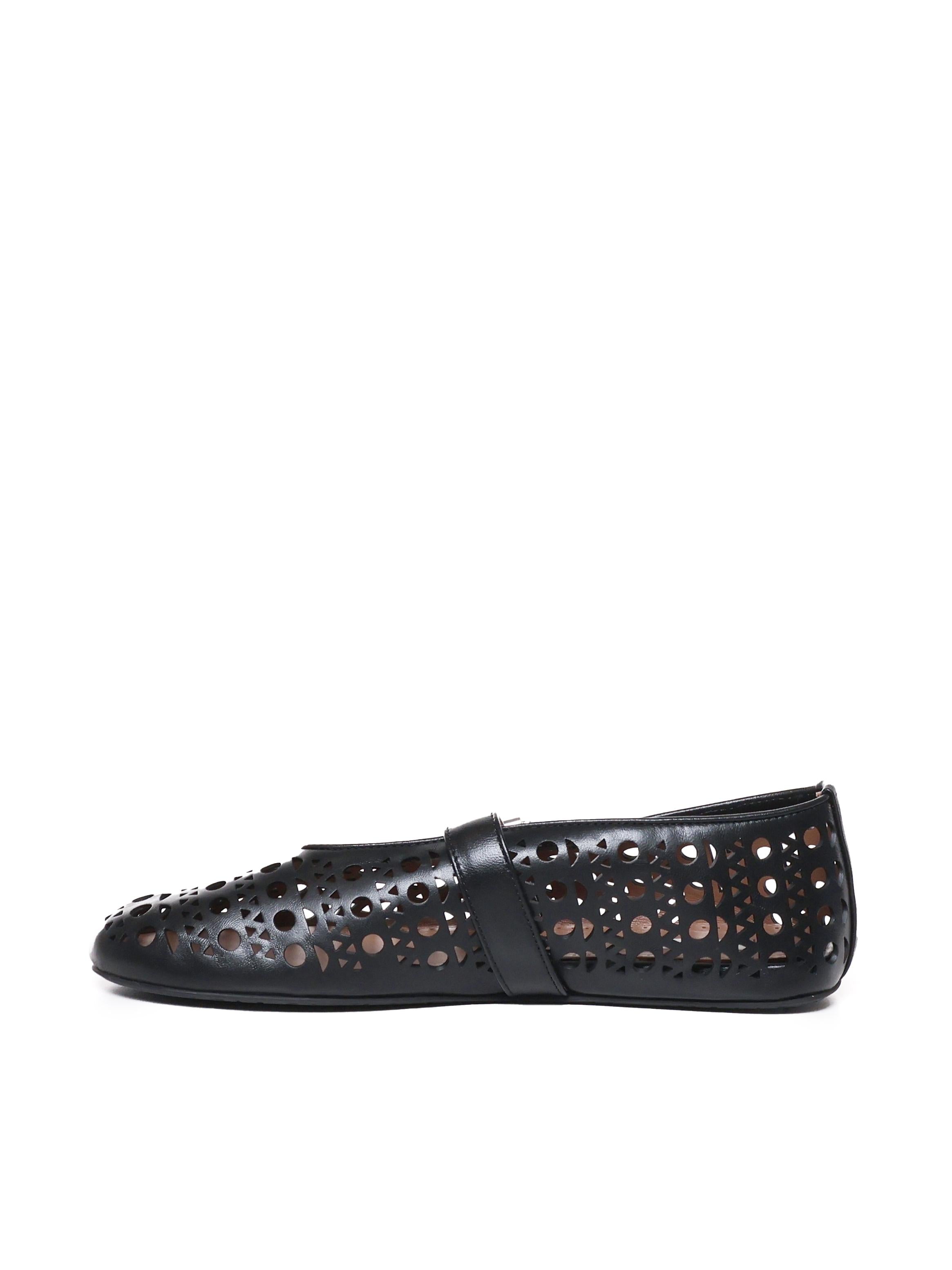 Ballerine in pelle di capra Vienne AA3A029CK216 999 ALAIA 