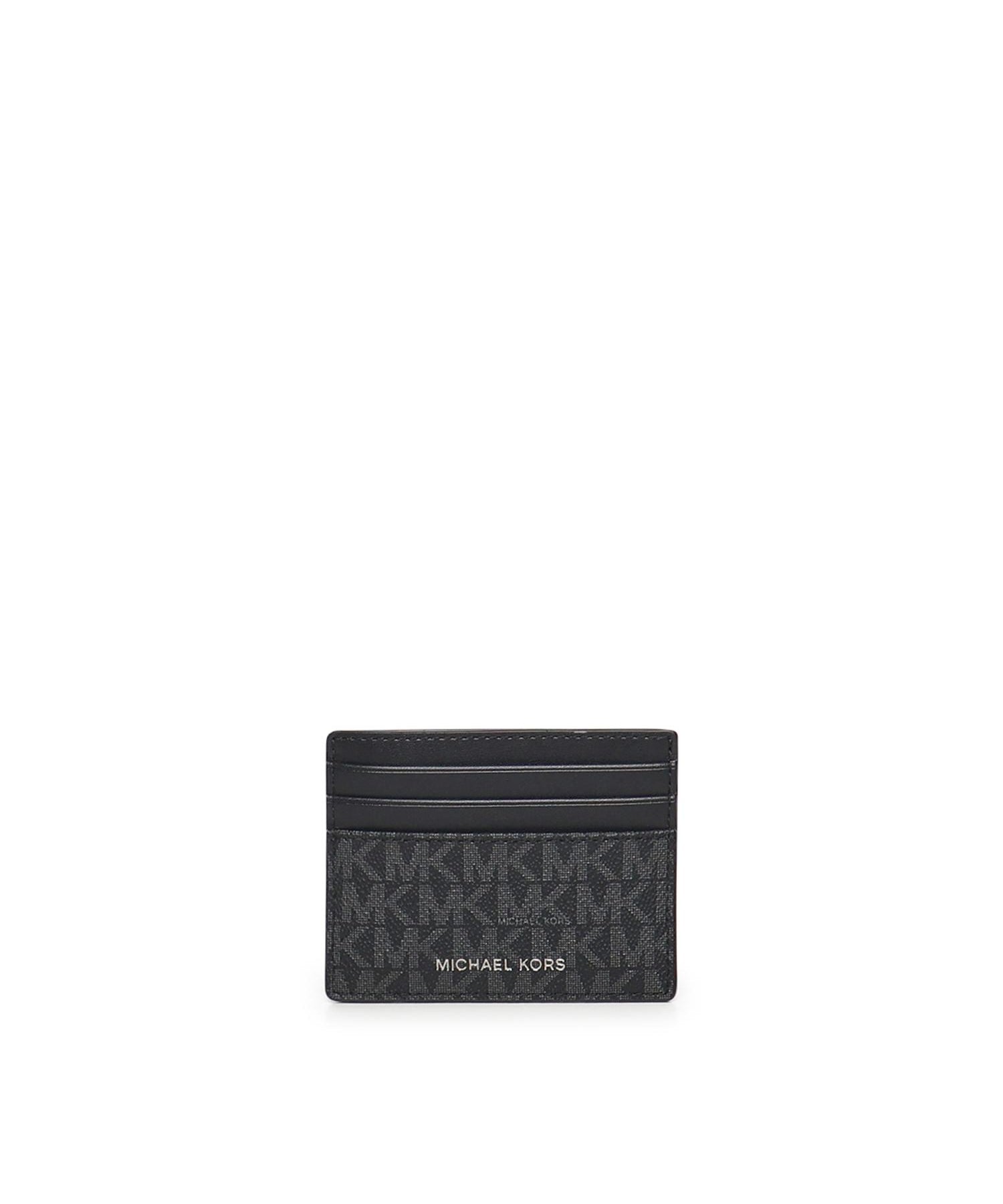 Porta carte Greyson con logo<BR/> 39F9LGYD2B 001 MICHAEL MICHAEL KORS 
