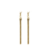 Orecchini in metallo con nappina Cassandre 803195 Y15008030 SAINT LAURENT 